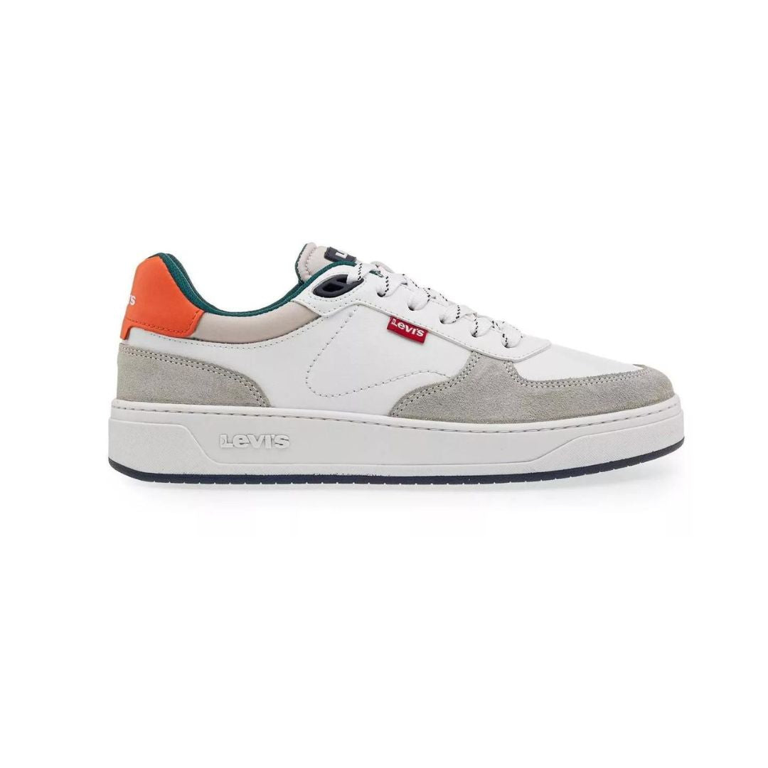 Tenis Levi's® Hombre L2123402 S Blanco-naranja