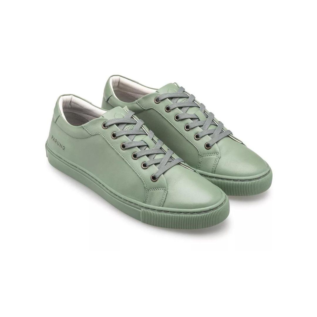 Tenis Paruno® De Piel Hombre P2222561 Verde