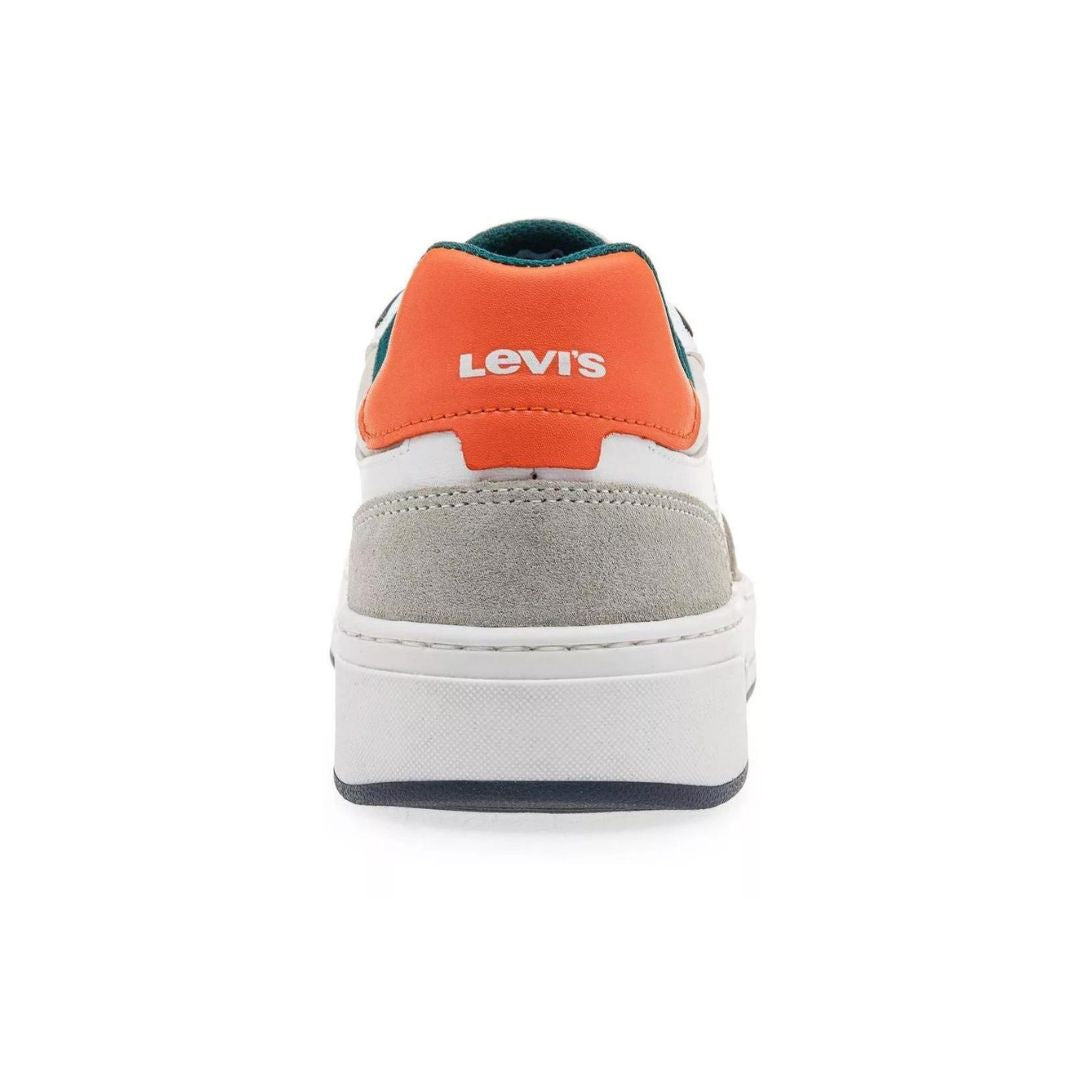 Tenis Levi's® Hombre L2123402 S Blanco-naranja