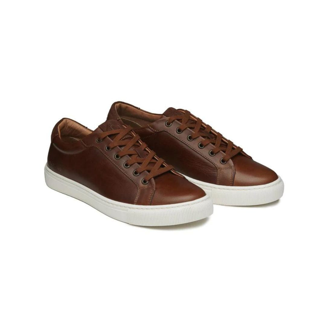 Tenis De Piel Paruno® Hombre P2122511 Café