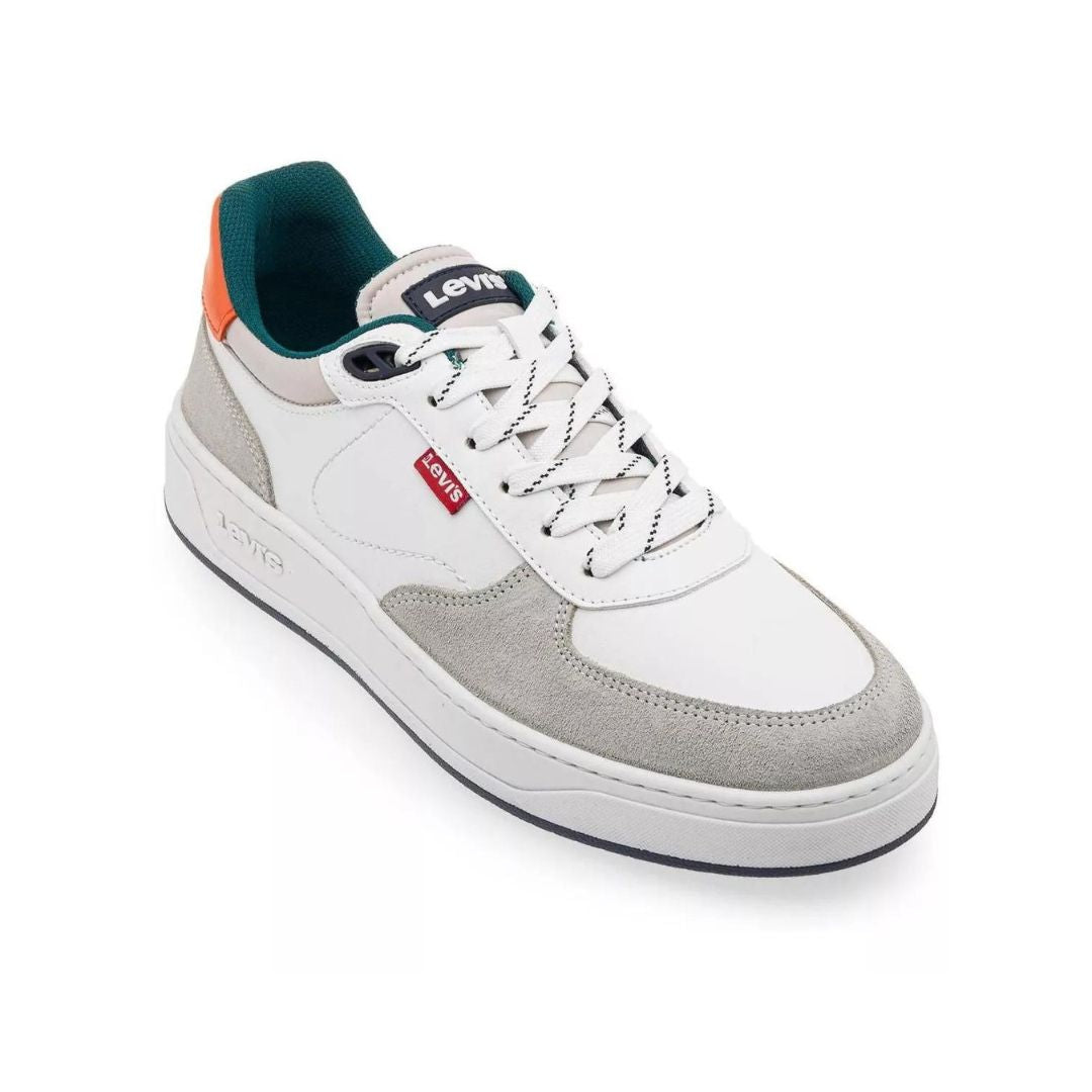 Tenis Levi's® Hombre L2123402 S Blanco-naranja